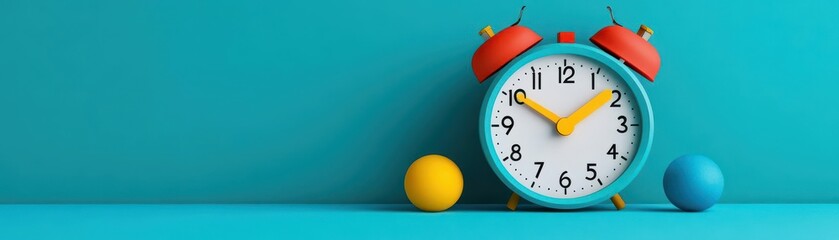 Obraz premium Paper art clock counting down to midnight, New Year concept, 3D illustration