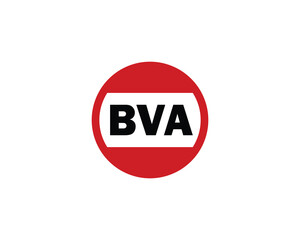BVA Logo design vector template. BVA