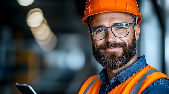 Railway Engineer Discussing Necessary Repairs and Analyzing Data on Tablet Device While Inspecting Train in Maintenance Garage