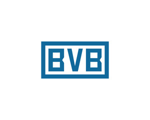 BVB logo design vector template. BVB