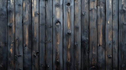 Fototapeta premium Dark Burnt Wood Texture Background
