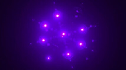An abstract image featuring a purple light orb on a dark background, creating a mysterious and captivating visual effect. This composition exudes a sense of intrigue and depth.