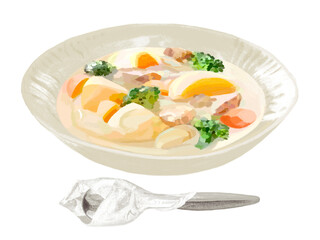 クリームシチュー（スプーン付き）