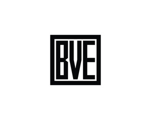 BVE logo design vector template. BVE