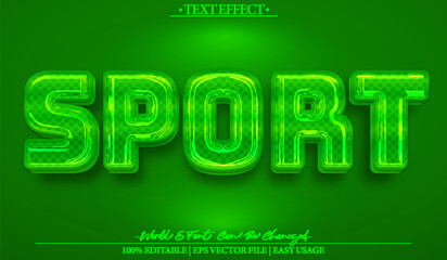 Sport Vector Text Effect Editable Alphabet Goal Play Ball Soccer Football Game