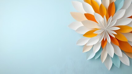 Layered paper cut abstract star design with sharp exaggerated points creates a dynamic modern and elegant for various design projects and applications