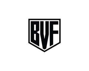 BVF logo design vector template. BVF