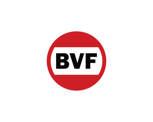BVF logo design vector template. BVF