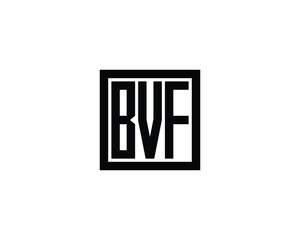 BVF logo design vector template. BVF