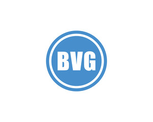 Obraz premium BVG Logo design vector template. BVG