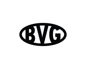 BVG Logo design vector template. BVG