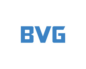 BVG Logo design vector template. BVG