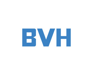 BVH logo design vector template. BVH