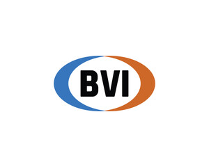 BVI logo design vector template. BVI