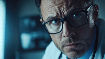 A Medical Professional in a High-Tech Setting