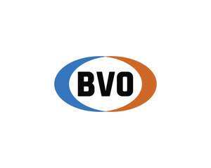 BVO logo design vector template. BVO
