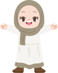 muslim kid cartoon character