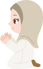 muslim kid cartoon character