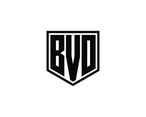BVO logo design vector template. BVO