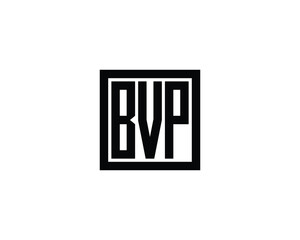 BVP logo design vector template. BVP