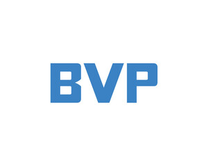 BVP logo design vector template. BVP