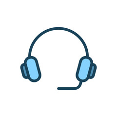 headphone icon isolated on white background