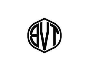 BVT logo design vector template. BVT