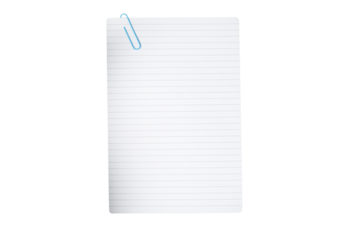 PNG, Office accessories concept, paper clip, isolated on white background