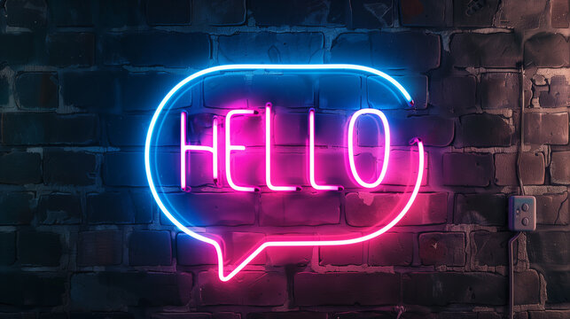 Hello. Sign Example