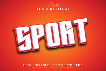 Editable Sport Text Effect Adds Excitement to Your Designs.