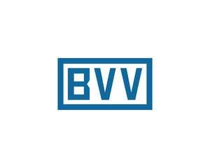 Obraz premium BVV Logo design vector template. BVV