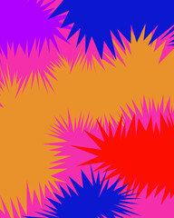 Abstract jagged pattern background colorful fun illustration vector layout poster brochure flyer