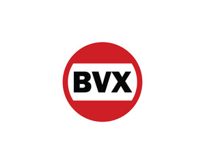 BVX Logo design vector template. BVX