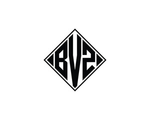 BVZ logo design vector template. BVZ