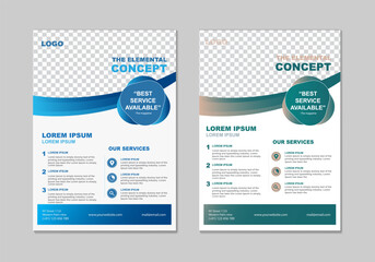 Obraz premium New Business Flyer Tamplate Design Print Ready