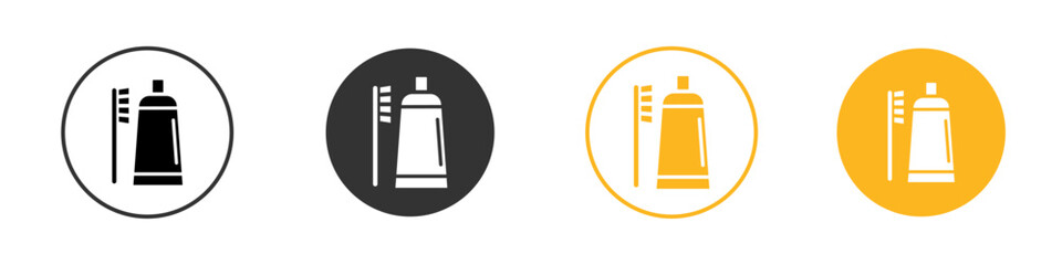 tooth brush icon black and white vector outline sign