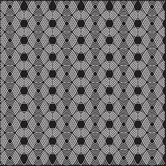 black and white seamless pattern