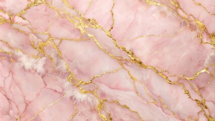 Pink marble with gold vein background for design projects