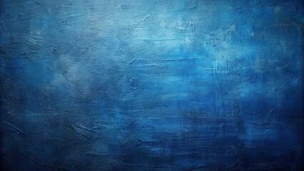 Close-up view of zoomed-in painting with dark blue shade, details of brush strokes and texture