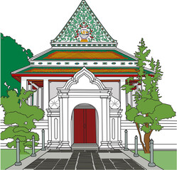 Wat Nang Chi Chotikaram , Bangkok , Thailand