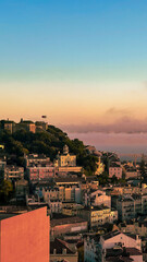 Fototapeta premium Mountain in the clouds