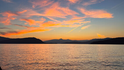 Where the mountains meet the sky