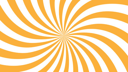 カラフルな集中線の背景イラスト