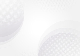 Abstract white background with gray dynamic curve. Vector illustration