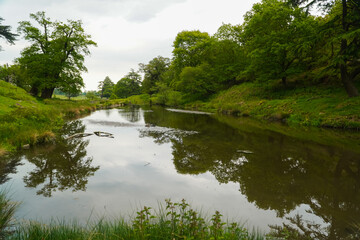The countryside on Bradgate Park in the United Kingdom
