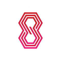 Monogram 8. Number 8. Number 8 design logo. Monogram letter mark 8 logo design. Monogram design vector logo. Monogram number 8 logo design. Simple number 8 monogram. Monogram 8 design logo. 