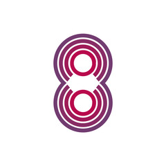 Monogram 8. Number 8. Number 8 design logo. Monogram letter mark 8 logo design. Monogram design vector logo. Monogram number 8 logo design. Simple number 8 monogram. Monogram 8 design logo. 