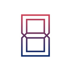 Monogram 8. Number 8. Number 8 design logo. Monogram letter mark 8 logo design. Monogram design vector logo. Monogram number 8 logo design. Simple number 8 monogram. Monogram 8 design logo. 
