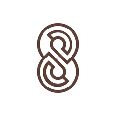 Monogram 8. Number 8. Number 8 design logo. Monogram letter mark 8 logo design. Monogram design vector logo. Monogram number 8 logo design. Simple number 8 monogram. Monogram 8 design logo. 
