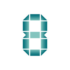Monogram 8. Number 8. Number 8 design logo. Monogram letter mark 8 logo design. Monogram design vector logo. Monogram number 8 logo design. Simple number 8 monogram. Monogram 8 design logo. 